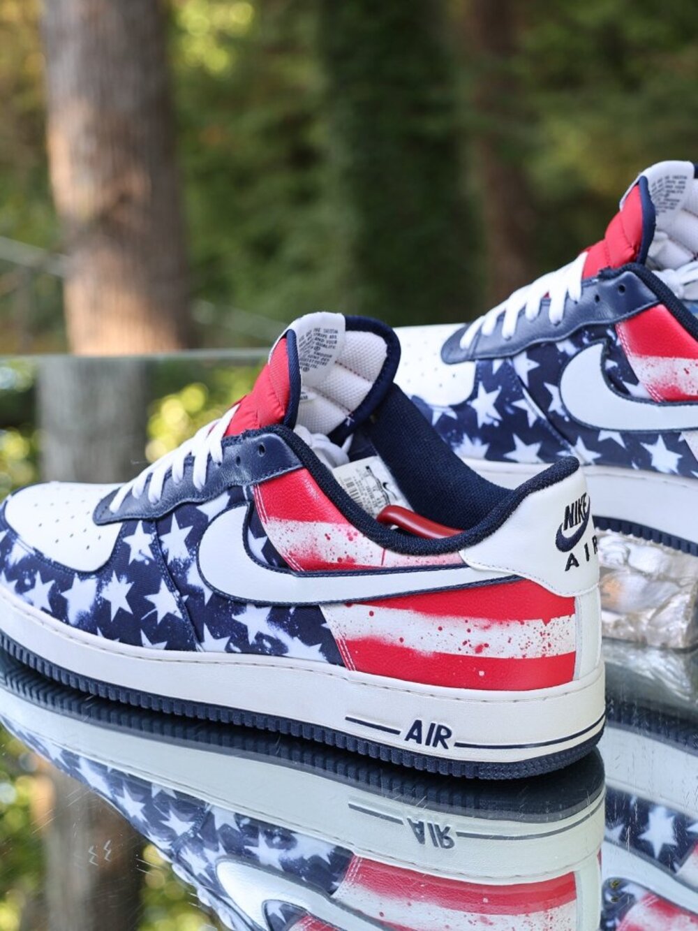 Nike Air Force 1 Low Independence Day Custom Size 15 - Picture 12 of 15